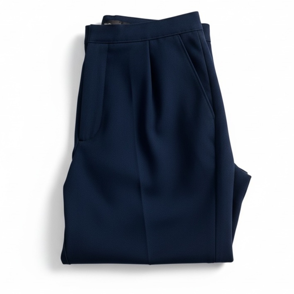 Roaman's Classic Bend Over Navy Pants - Size 14P - Picture 4 of 4